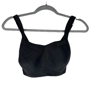 Panache High Impact Underwire Sports Bra 5021 US/UK 30G Black Gym Sports Active - Picture 1 of 14