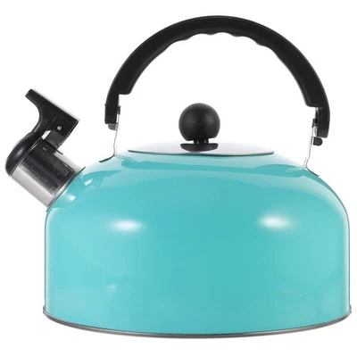  Stainless Steel Tea Pots Whistling Kettle Kitchen Water Stovetop - Image 1 of 4