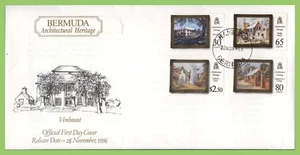 Bermuda 1996 Architectural Heritage set on First Day Cover - Picture 1 of 1