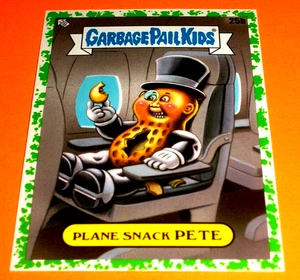 2021 TOPPS Garbage Pail Kids Go On Vacation "PLANE SNACK PETE" #25b Green Border - Picture 1 of 1