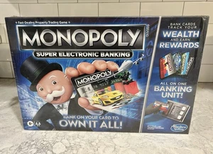 Monopoly Super Electronic Banking Board Game Electronic Banking Unit NEW SEALED - Picture 1 of 2