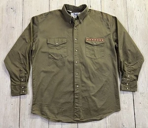 Vaquero Western vintage Roper Rodeo azul country bordado con botones talla XL - Imagen 1 de 9