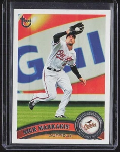 Nick Markakis 2011 Topps #195 Orioles Vintage Stock SP - Bild 1 von 2