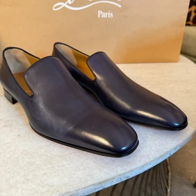 Christian Louboutin Dandelion Flat Calf Patine Men's Leather Shoes, 44, 45, 46 - Image 1 of 4