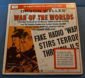 Orson Welles – War Of The Worlds LP (1968) Longines Symphonette Society SY 5251 - Picture 1 of 8