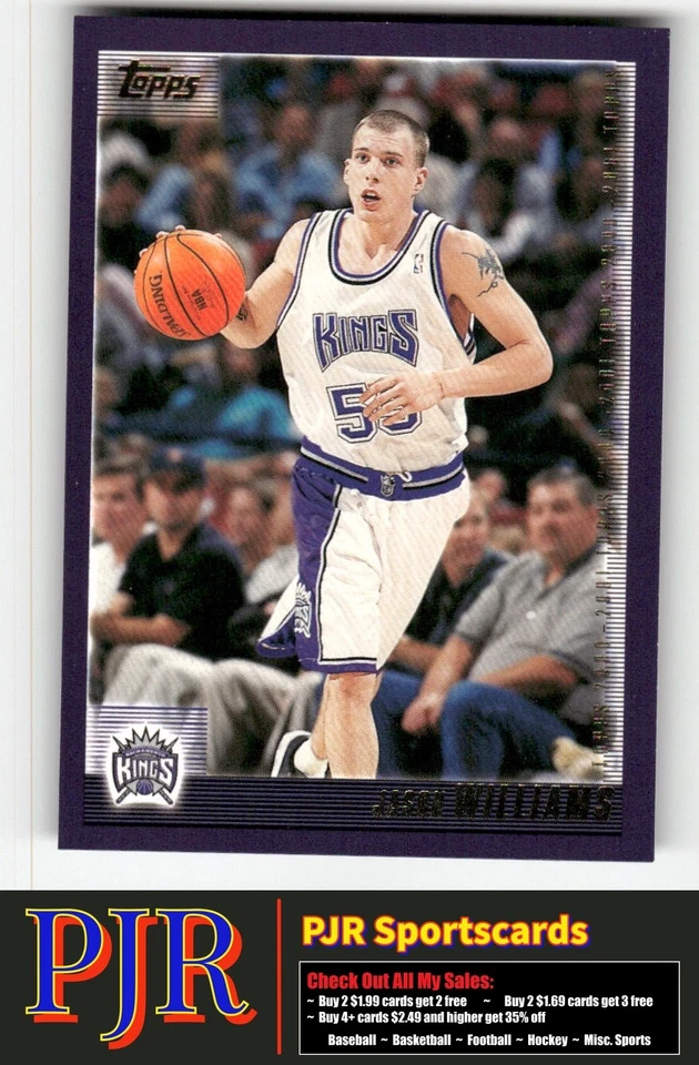 Jason Williams 2000-01 Topps #156 Sacramento Kings - Image 1 of 2