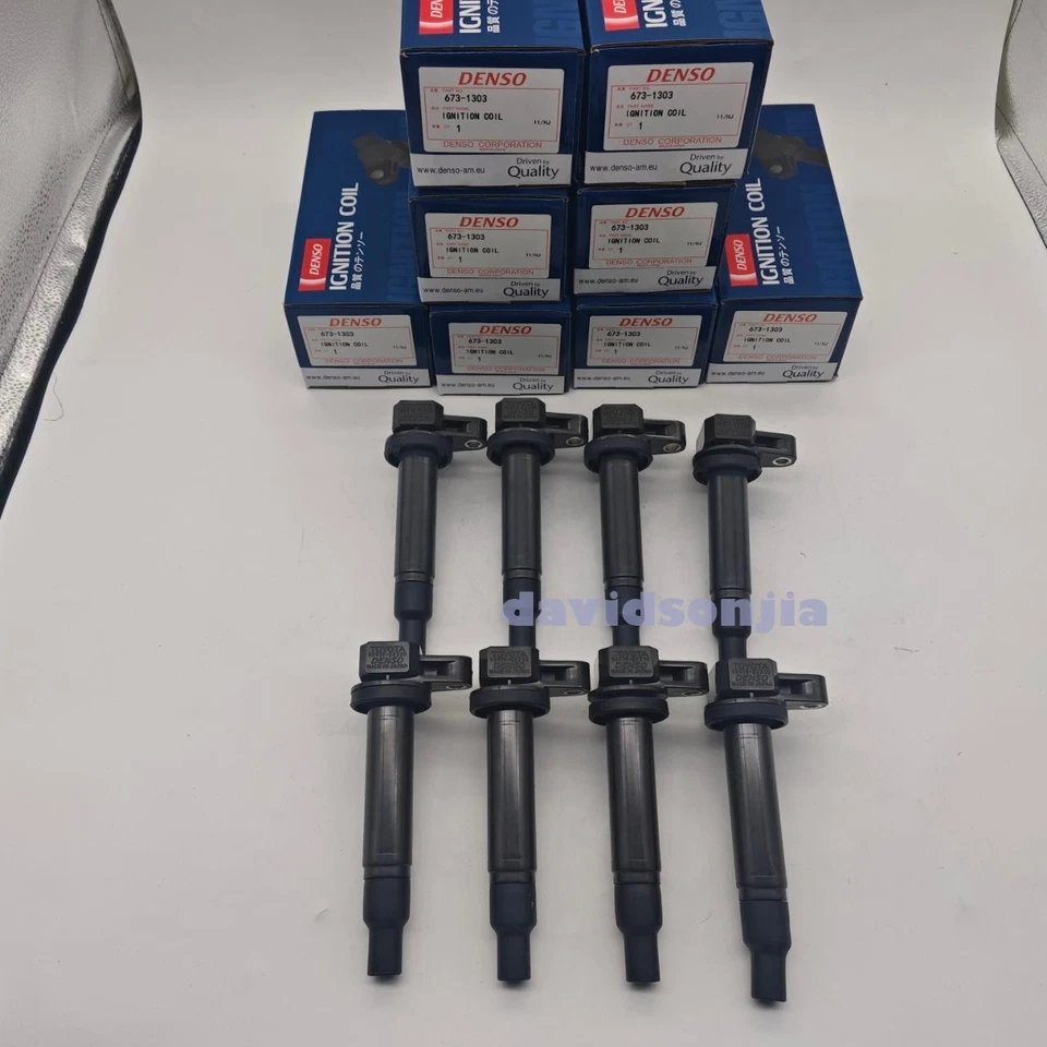 8x Denso Ignition Coils 90919-02230 673-1303 For 1998-2010 TOYOTA Tundra NEW - Image 1 of 4