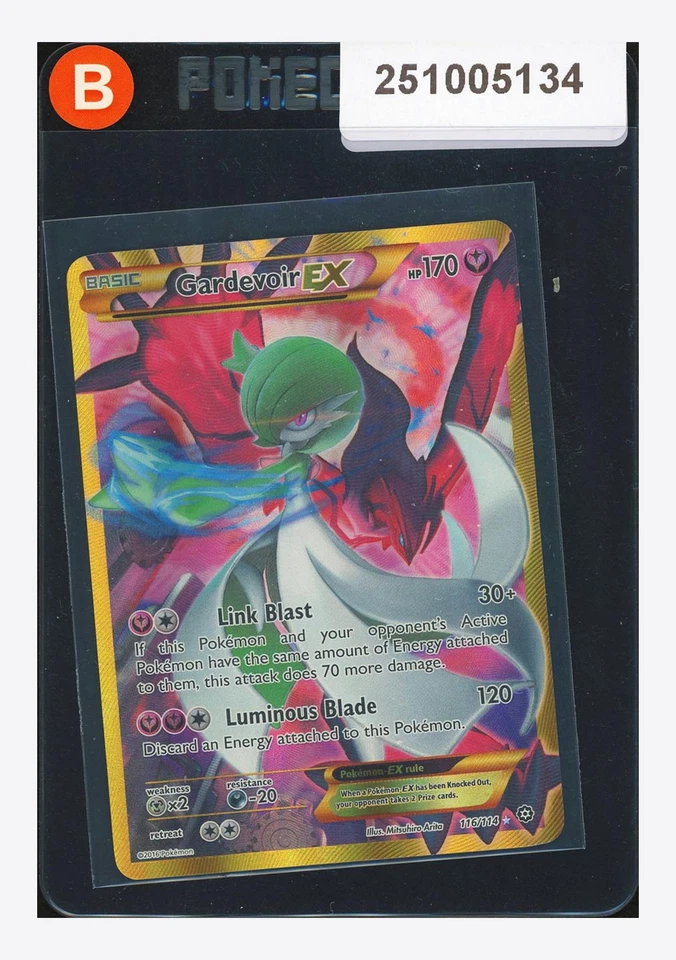 Pokemon Gardevoir EX Secret Rare 2016 116/114 Steam Siege English - Image 1 of 2