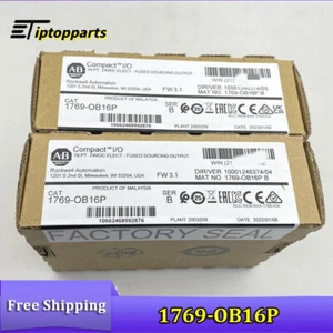 Allen Bradley 1769-OB16P Compact I/O 16 Pt 24VDC Output Module AB 1769OB16P New - Picture 1 of 4
