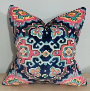 Linwood Kami Tropicana & Omega Velvet Cushion Cover 45x45 cm - Picture 1 of 4