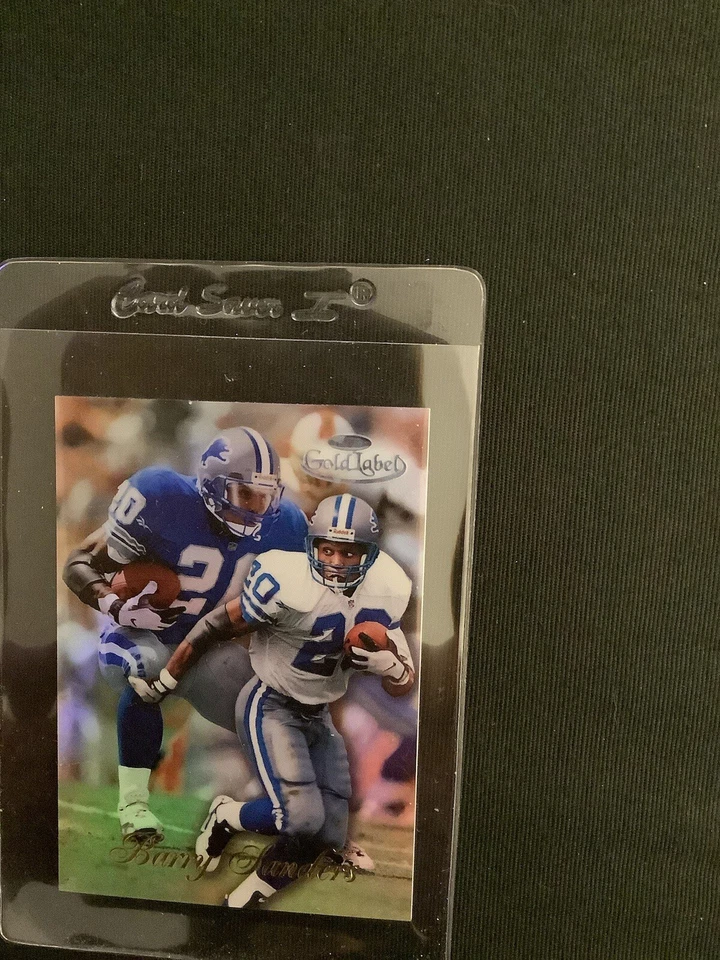 1998 Topps Black Label #100 Barry Sanders (HOF)  - Image 1 of 1