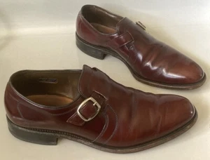 Scarpe eleganti Allen Edmonds mocassino in pelle con cinturino singolo Walton 9,5 C sangue di bue - Foto 1 di 11
