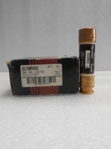 New Lot Bullet ECNR50 50 Amp Fuses FRN-R-50 250 Volts NIB - Picture 1 of 2
