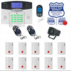 Wireless House Alarm Kit Security System Voice Prompt Backlit Screen US Plug FY - Picture 1 of 10