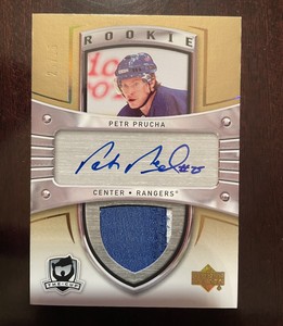 2005-06 The Cup Petr Prucha Gold Auto Rc Patch 25/25 2CL