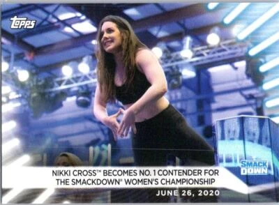 2021 Topps WWE Women's Division #33 Nikki Cross Becomes No. 1 Contender - Image 1 of 2