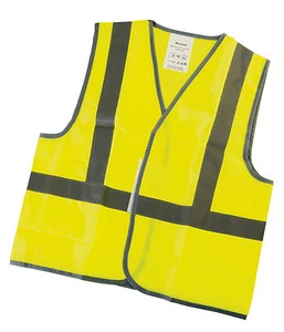 Sumex Brand Top Quality Yellow High Vis Visability Emergency Safety Vest Jacket - Picture 1 of 1