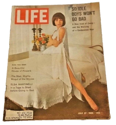 July 27, 1962 LIFE Magazine Elsa MARTINELLI, 1960s Advertising ads FREE S/H 7 28 - Image 1 of 4