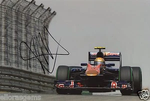 Formula One F1 Driver Jaime Alguersuari Red Bull Hand Signed Photo 12x8" M - Picture 1 of 1