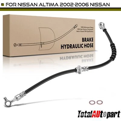 Manguera hidráulica de freno delantera derecha Nissan Altima 2002-2006 Máxima 2004-2008 Foto 1 de 4