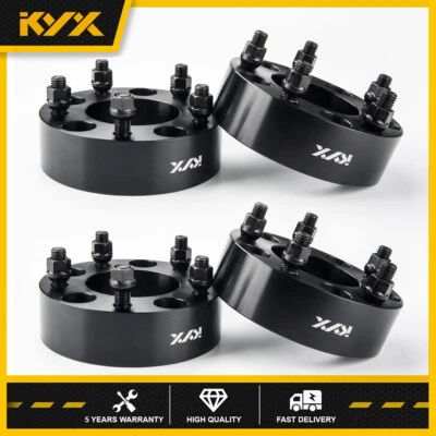 Adaptadores espaciadores de rueda 4 piezas 2" pulgadas 5x135 para Ford F150 Expedition Navigator Foto 1 de 4