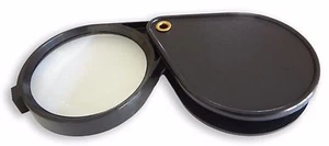 2-Pack 3X 2.5" Folding Pocket Magnifier Jewelry Loupe Magnifying Glass Lens  - Picture 1 of 2