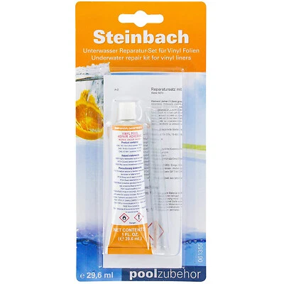 Steinbach Reparaturset Unterwasserkleber Pool Schwimmbad Kleber für Intex Folie - Bild 1 von 3