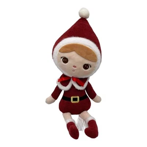 MeToo Plush Doll Christmas Elf Stuffed Girl Me Too Toy 2019 Retired HTF - Picture 1 of 9