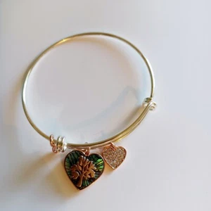 Gift Of Faith Silver Tone Valentine Heart Charm Bracelet Tree Of Life Family - Picture 1 of 4