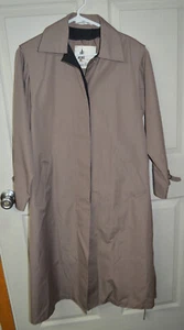 Trench cappotto donna vintage Misty Harbor tortora taglia 10 con cintura - Foto 1 di 6