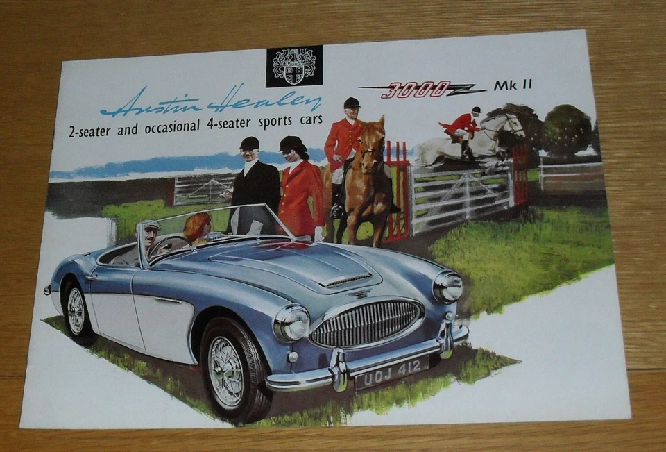 Austin Healey 3000 Mk2 Brochure 1961 - Image 1 of 1