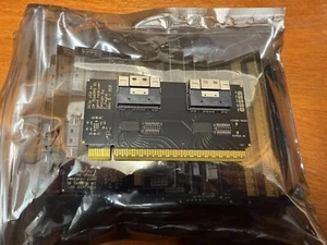 REDRIVER C-Payne PCIe x16 to 2 x SlimSAS 8i Gen4 Rev 5 - 810 C Payne - Picture 1 of 2