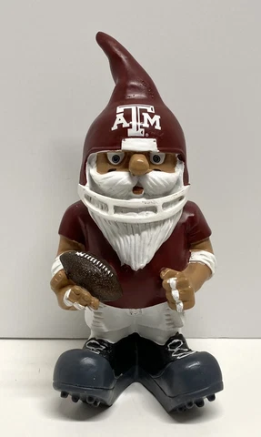 Texas A&M Aggie Football 12th Man Garden Gnome Figure 8" Tall Cover