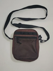 Urban Outfitters UO Ripstop Utility Sling Bag Chocolate Brown Crossbody - Picture 1 of 4