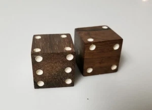 Piezas de juego de dados de madera de 1"  - Imagen 1 de 5