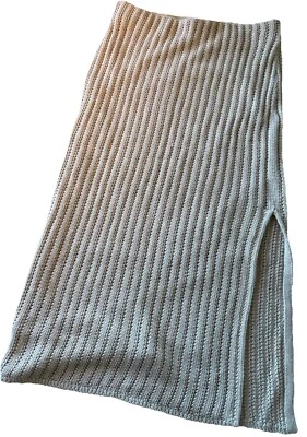 176 Ralph Lauren Suéter Falda Midi Recto Lápiz Nuevo con Etiquetas $175 Lino M Forrado Foto 1 de 4