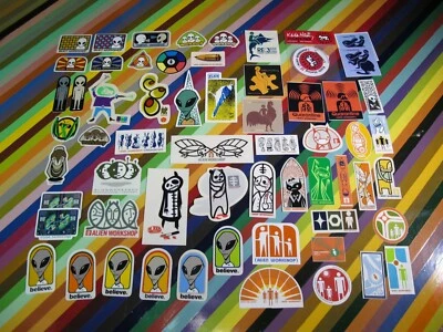 vtg 1990s 2000s Alien Workshop skateboard sticker - Dyrdek Way AVE Pitre +