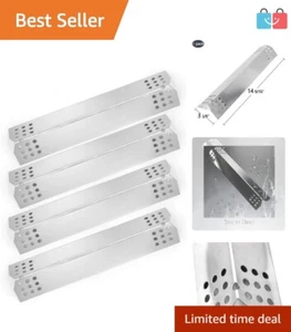 14 9/16" Stainless Steel Grill Heat Shield Replacement - 4-Pack Flavorizer Bars - Picture 1 of 9