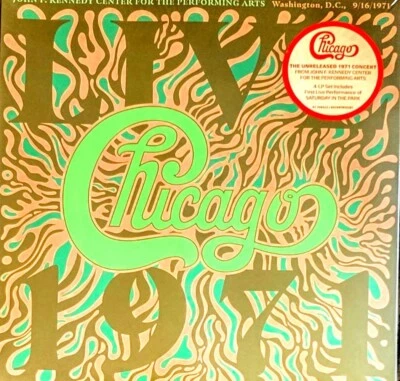 CHICAGO -  LIVE AT JOHN F KENNEDY CENTER 1971 - VINYL 4-LP SET " NEW, SEALED " - Image 1 of 2