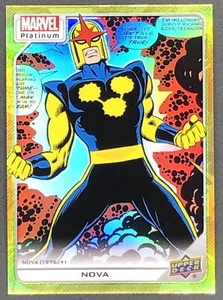 2023 Upper Deck Marvel Platinum NOVA High Series Yellow Rainbow #159 - Imagen 1 de 2