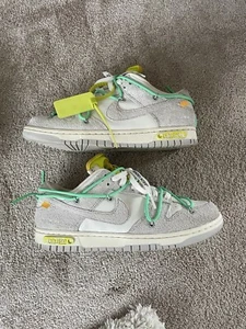 nike dunk off white lot 14 100% authentic uk8.5 OG box etc - Picture 1 of 19