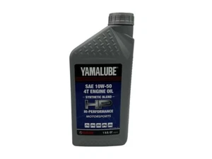 Yamaha OEM 10W50 SEMISYNTHETIC OIL 1 qt LUB-10W50-SS-12 Yamalube - Picture 1 of 1