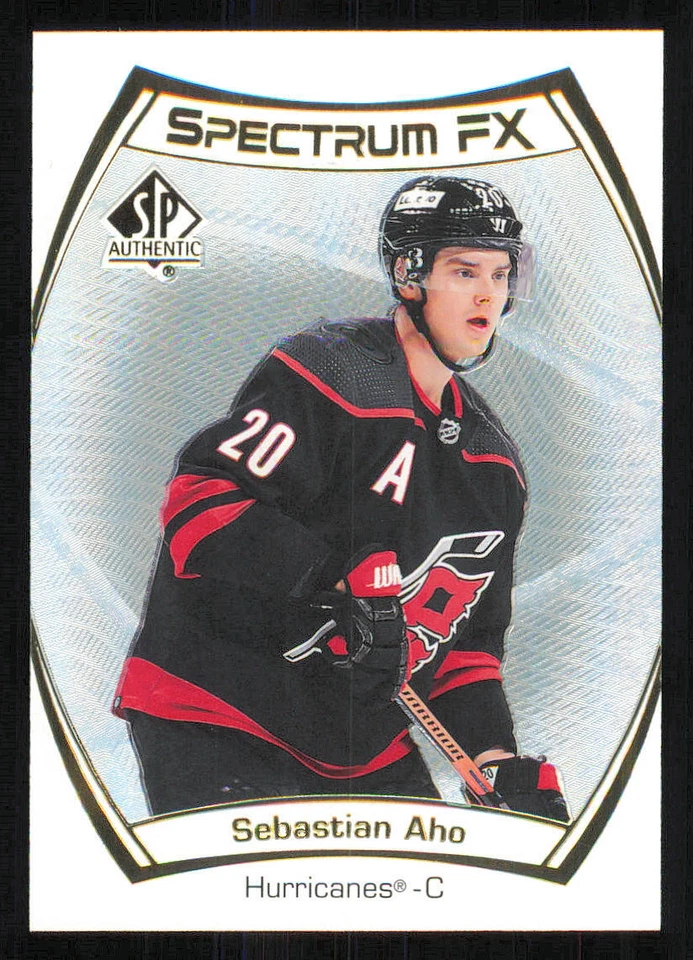 2021-22 SP Authentic Spectrum FX #S3 Sebastian Aho - Image 1 of 2