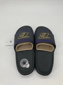 NIKE OFFCOURT SLIDE BALTIMORE RAVENS "SANDALS" BLACK-PURPLE SZ 6 [DD0546-001] - Picture 1 of 8