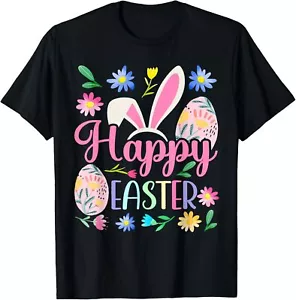 Happy Easter Bunny Easter Egg Hunt Squad Easter Women Family Hoodie or T-Shirt - Picture 1 of 5