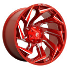 24x12 Fuel D754 REACTION Candy Red Milled Wheel 6x135/6x5.5 (-44mm)