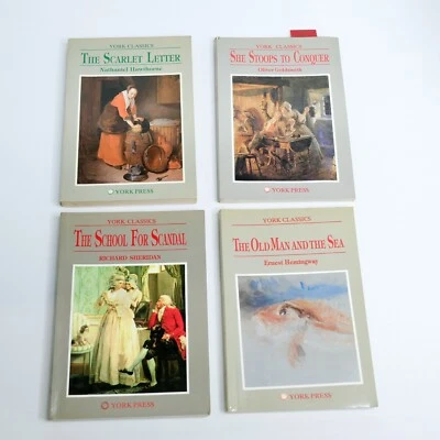 York Classics 4x Paperback- Hawthorne, Goldsmith, Sheridan, Hemingway - image 1 of 4