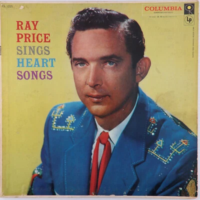 Ray Price – Sings Heart Songs - 1957 Country Mono - Vinyl LP CL 1015 6-Eye - Image 1 of 4
