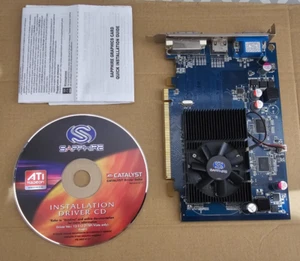 ATi Radeon HD4650 1GB DDR2 SAPPHIRE Graphics Card PCI-E HDMI/DVI-I/VGA Ports - Picture 1 of 9