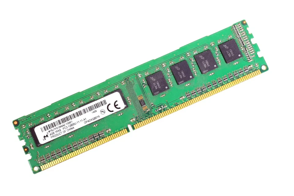 Micron 4 GB DDR3 1600 MHz PC RAM MT8JTF511264AZ-1G6E1 For Intel & AMD - Image 1 of 1